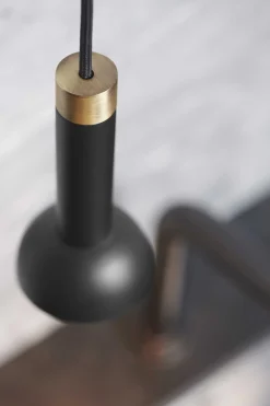 Halo Design - Pendel - Torch - Sort-Antique