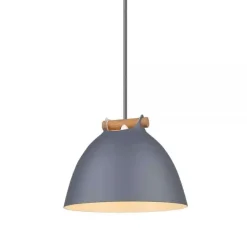 Halo Design - Århus Pendel Ø18 - Grå/Træ