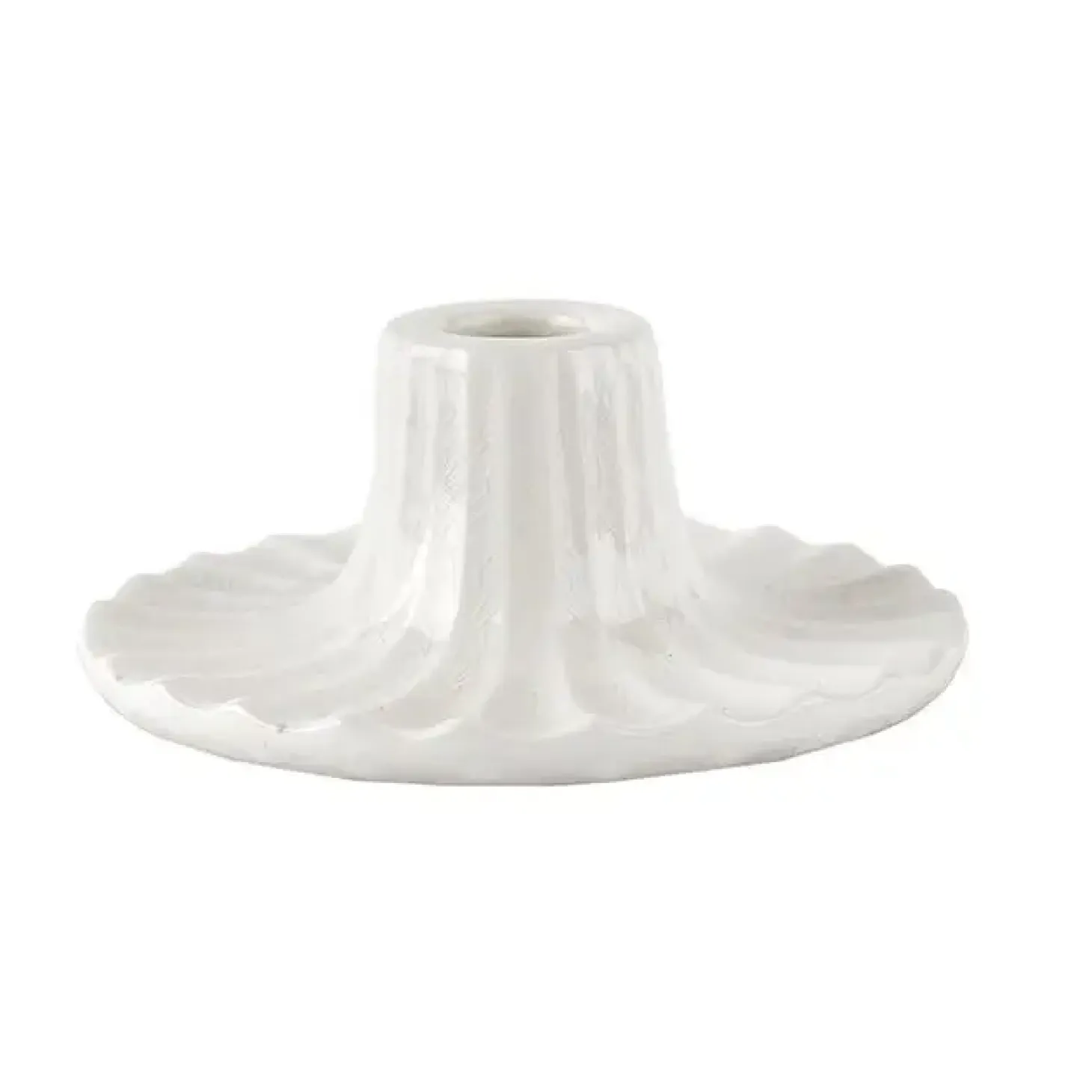 2Have - Lysestage - Süss - 5x12 cm - Hvid Keramik