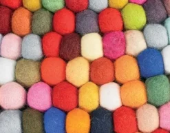 Hay - Pinocchio tæppe - Multi colour - Ø 90 cm