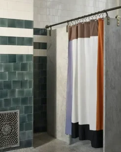 HAY - Badeforhæng - Pivot Shower Curtain - Cream - W180 X L200 cm