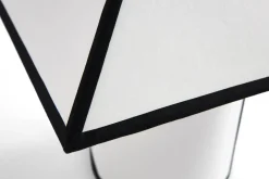 Hay - Bordlampe - Ava Pyramid - Sort/Hvid - H32 cm