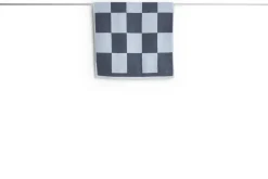 Hay - Check Bath Mat (Organic) - W50 x L90 - Steel Blue - Steel blue - 479