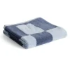 Hay - Check Hand Towel (Organic) - W50 x L90 - Steel Blue - Steel blue - 329