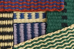 Hay - Coco Door Mat - Dot - White & Blue - White and blue - 619