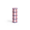Hay - Column Candle - Light pink, red, bordeaux and dark blue