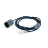 Hay - Common Table Cord Set - Lampefatning med ledning - Anthracite blue