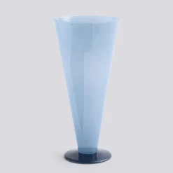 Hay - Conical Vase - Large - Petrol/mørk blå