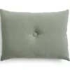 Hay - Dot Cushion - Linen - Pine green