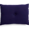 Hay - Dot Cushion - Linen - Dark blue