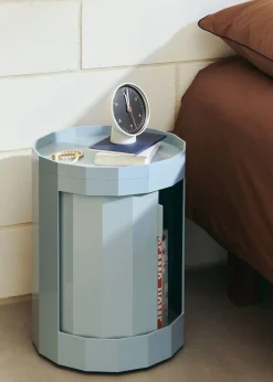 Hay - Facet Cabinet - Low - Spinach Green - Sidebord med hjul - grønt