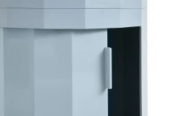 Hay - Facet Cabinet - Low - Spinach Green - Sidebord med hjul - grønt