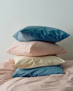 Hay - Fineline Pillow Case - 63 x 60 - Blue