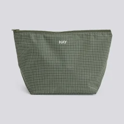 Hay - Grid Pouch - Medium - Mørkegrøn