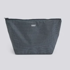 Hay - Grid Pouch - Medium - Mørkeblå