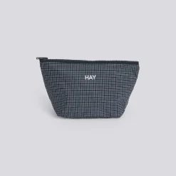 Hay - Grid Pouch - Small - Mørkeblå