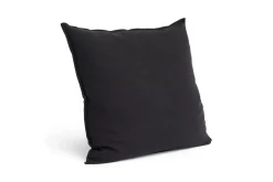 Hay - Linen Cushion - 60x60 - Black - Blue, black - 1099