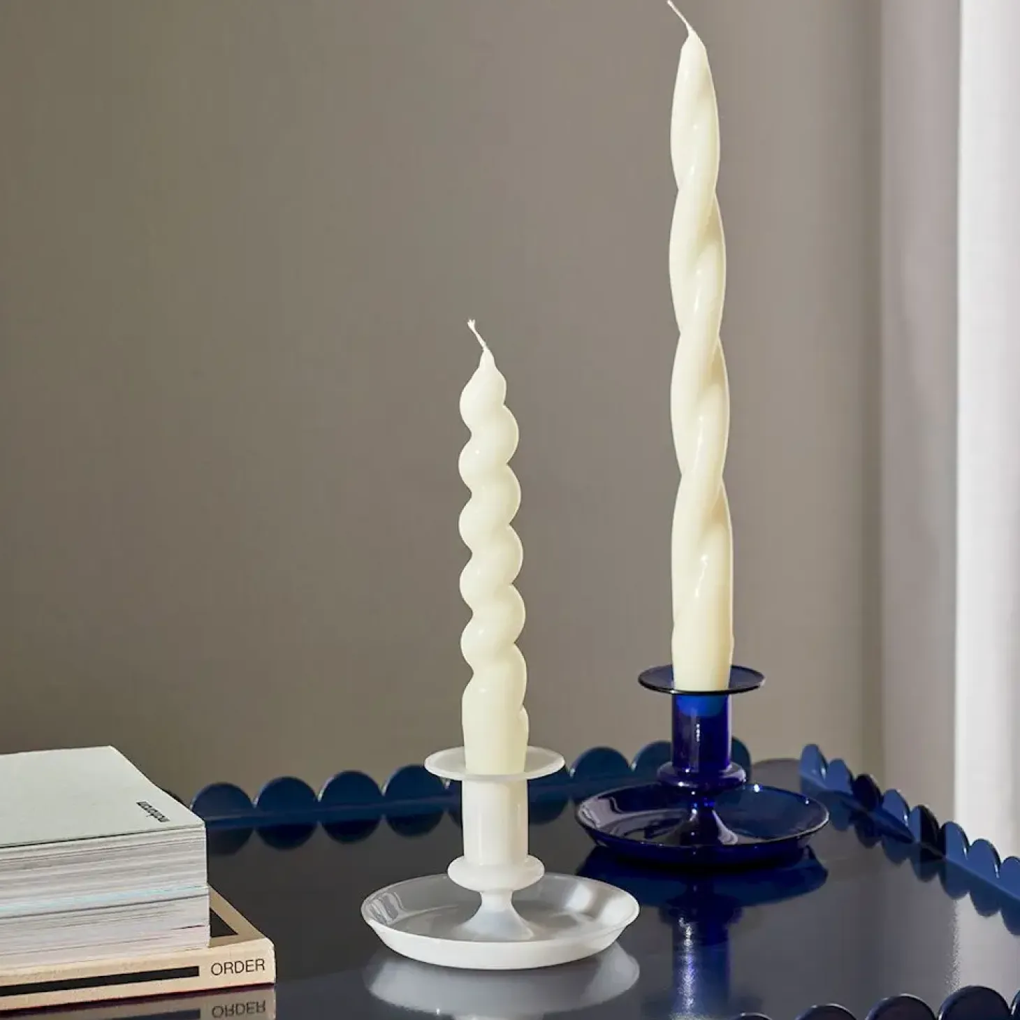 Hay - Lysestage - Flare - White / Hvid