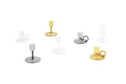 Hay - Lysestage - Tiny - Straight - Grå - Højde 7,7 cm