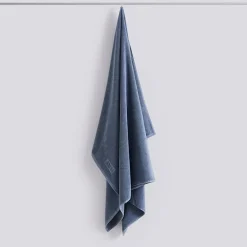 Hay - Mono Bath Sheet (Organic) - W100 x L150 - Steel Blue - Steel blue - 669