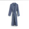 Hay - Mono Bathrobe / badekåbe - M/L - Steel Blue - Steel blue