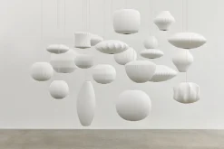 HAY - NELSON Pear Bubble Pendant - Small - Off white