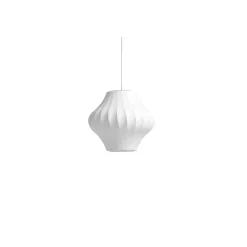 HAY - NELSON Pear Crisscross Bubble Pendant - Small - Off white