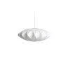 HAY - NELSON Saucer Crisscross Bubble Pendant - medium - off white