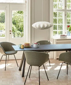 HAY - NELSON Saucer Crisscross Bubble Pendant - small - off white