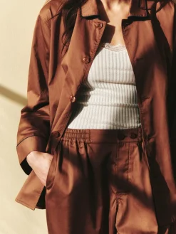 HAY - Outline Pyjama - Bukser - Str. S/M - Milk Chocolate