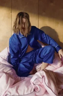 HAY - Outline Pyjama - Bukser - Str. M/L - Vivid Blue