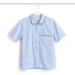 HAY - Outline Pyjama - Kortærmet Shirt - S/M - Soft Blue