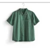 HAY - Outline Pyjama - Kortærmet Shirt - S/M - Emerald Green