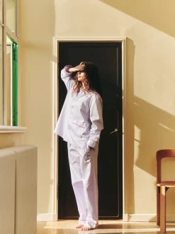 HAY - Outline Pyjama - Langærmet Shirt - XS/S - Lavendel