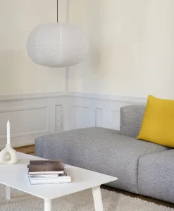 HAY - Paper Shade - Lampeskærm/Rispapir - ELLIPSE CLASSIC - Ø70 cm - Hvid