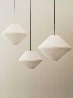 Hay - Paper Shade Diamond - Classic white - Ø80 cm