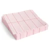Hay - Pattern Napkins - Light pink and red grid - Lunch