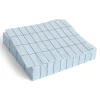 Hay - Pattern Napkins - Light blue and blue grid - Lunch