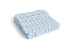 Hay - Pattern Napkins - Light blue and blue grid - Lunch