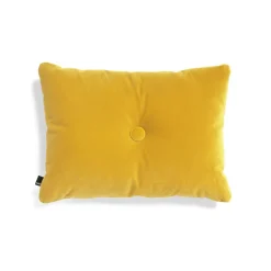 HAY - Pude - Dot Cushion Soft - Velour - Gul - Yellow