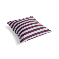 Hay - Pudebetræk - Été - Bordeaux og sky blue (63 x 60 cm) - stribet