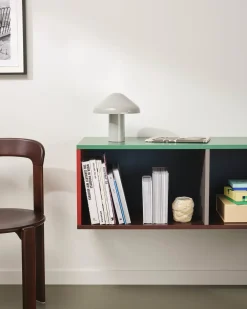 Hay - Reol til Væg - Colour Cabinet - Multi favet - Medium, B120 X D39 X H39 cm