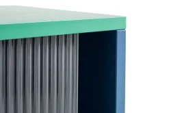 Hay - Reol til Væg med Glaslåger - Colour Cabinet - Multi - Medium