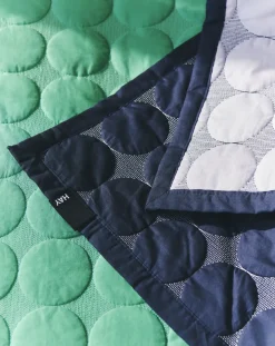 Hay - Sengetæppe - Mega Dot - Organic - Midnight Blue - 235x245