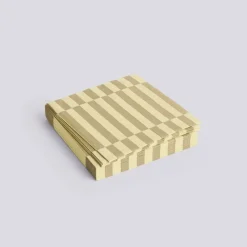 Hay - Servietter - Lunch - 20 stk. 33x33 cm - Sand/Cream Striber