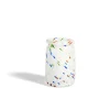 HAY - Splash Vase - Roll Neck, M - White dot