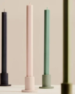 Hay - Stearinlys - Square - Sæt med 4 stk. - Dark