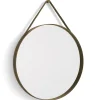 HAY - "Strap Mirror" Spejl Ø70 cm - Brun