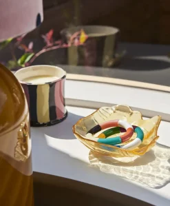 HAY - Stripe Scented Candle, Fig Leaf