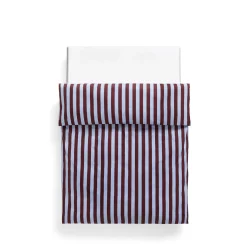 HAY - Été Bed Linen - Dynebetræk - bordeaux og sky blue (140 x 200 cm)